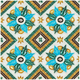 Spanish-Moorish Azulejo 8.5x8.5 cm
