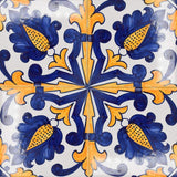 Azulejo Padrao I Azulejo portugais artisanal 14 cm Azulejo Padrão 14x14cm