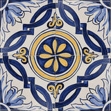 Azulejo Padrao I Azulejo portugais artisanal 14 cm Azulejo Padrão 14x14cm