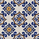 Azulejo Padrao I Azulejo portugais artisanal 14 cm Azulejo Padrão 14x14cm