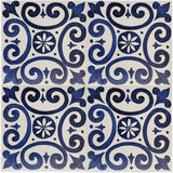 Azulejo Padrao I Azulejo portugais artisanal 14 cm Azulejo Padrão 14x14cm