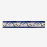 Azulejo Padrao I Azulejo portugais artisanal 14 cm Frise Azulejo 15x7,5cm