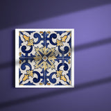 Azulejo Padrao I Azulejo portugais artisanal Azulejo Padrão 14x14cm