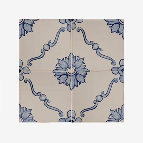 Azulejo portugais I Carreau de faïence du Portugal Azulejo Padrão 15x15cm