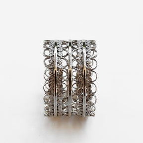 Bague en filigrane d'argent doré I Vente en ligne France Bague en filigrane "1" Argent