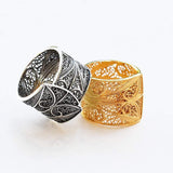 Bague en filigrane d'argent doré I Vente en ligne France Bague en filigrane "4"