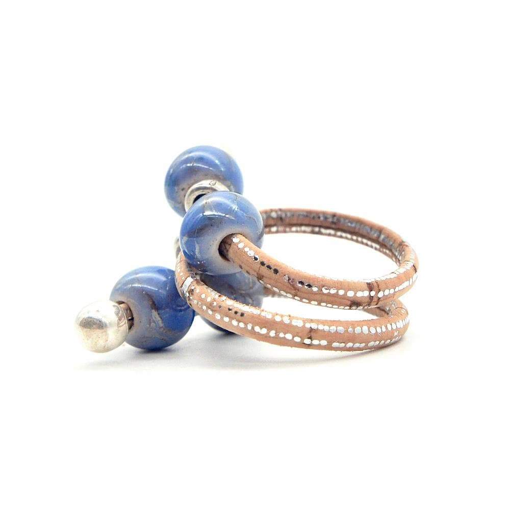 Cork ring I  Blue