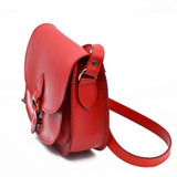 Besace en tissu du Minho I Produit de l'artisanat du Portugal Sac bandoulière en cuir rouge