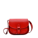 Besace en tissu du Minho I Produit de l'artisanat du Portugal Sac bandoulière en cuir rouge