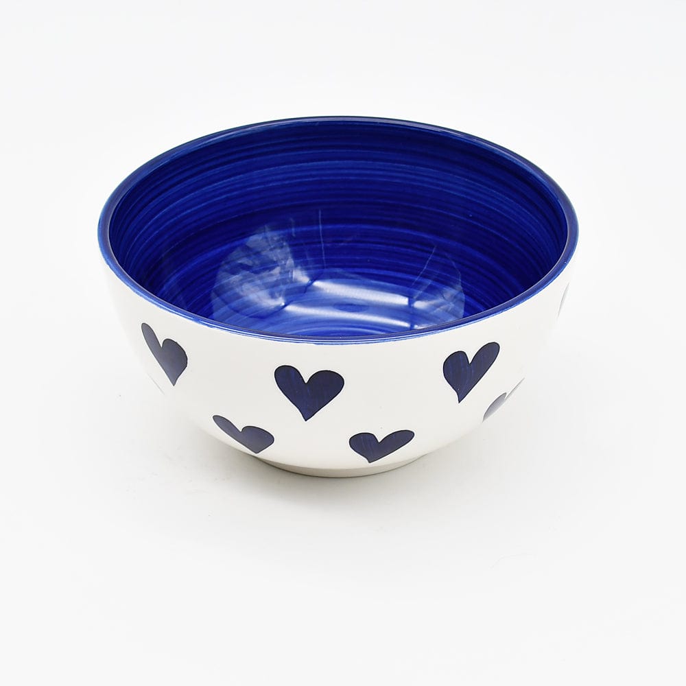 Bol en céramique portugaise I Vaisselle du Portugal en ligne Bol "Namorados" 15cm - Bleu