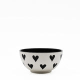 Bol en céramique portugaise I Vaisselle du Portugal en ligne Bol "Namorados" 15cm - Noir