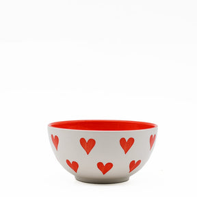 Bol en céramique portugaise I Vaisselle du Portugal en ligne Bol "Namorados" 15cm - Orange
