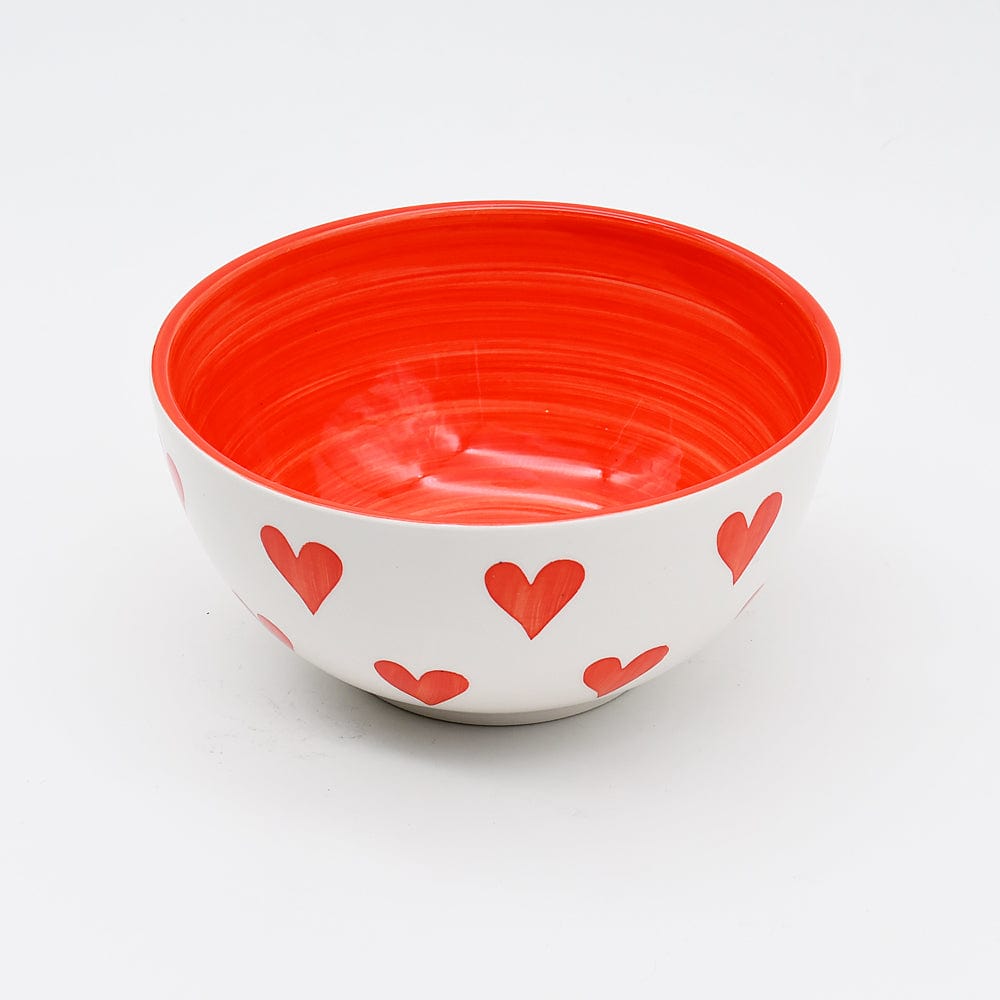 Bol en céramique portugaise I Vaisselle du Portugal en ligne Bol "Namorados" 15cm - Orange