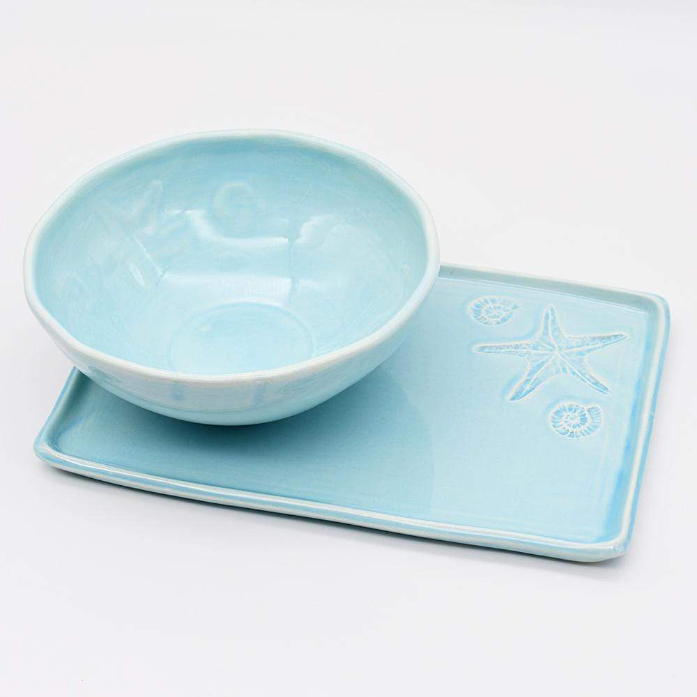 Estrela do mar I Turquoise blue Bowl - 17cm