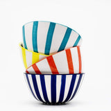 Bol en porcelaine portugaise I Vaisselle du Portugal en ligne Bol "Costa Nova Mar" - Noir
