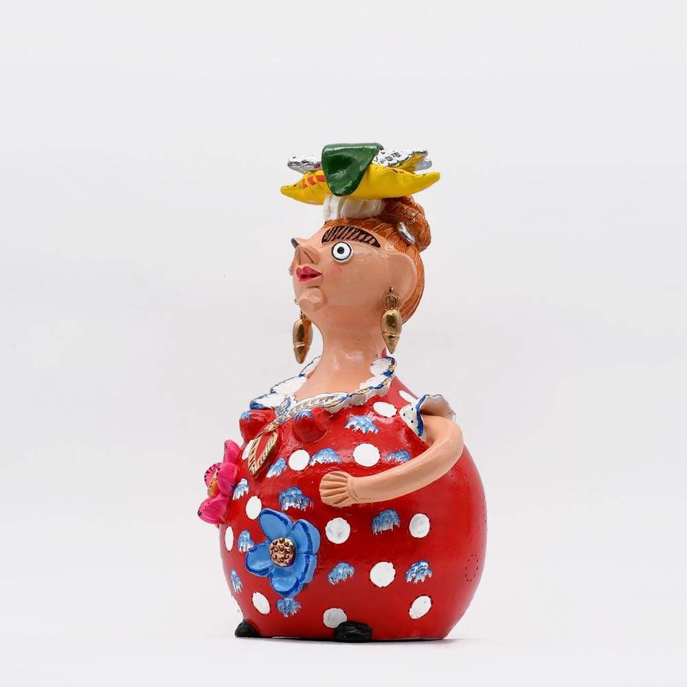 Boneca Barriguda I Statuette en terre I Art naïf portugais Boneca Barriguda 30cm - Prazeres Côta