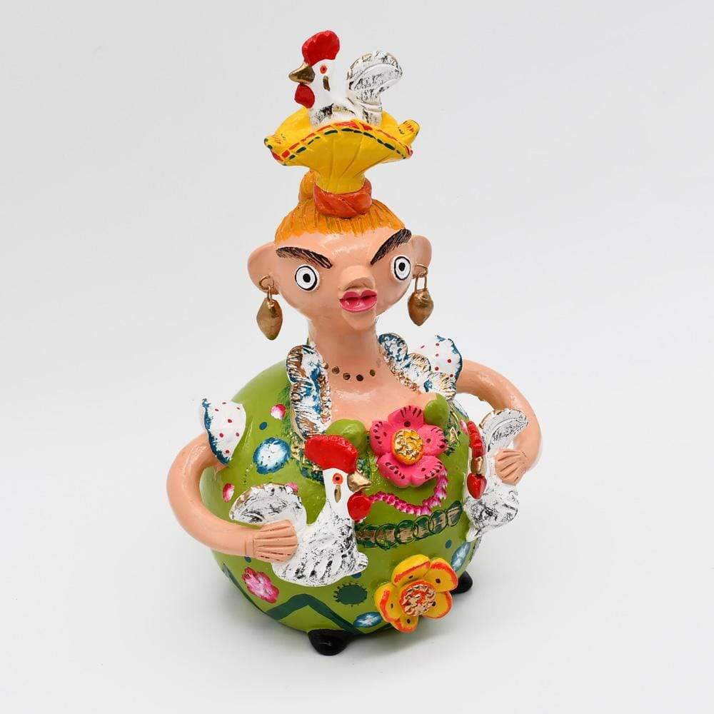 Boneca Barriguda I Statuette en terre I Art naïf portugais Boneca Barriguda 30cm - Prazeres Côta