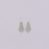 Boucle d'oreille de la Reine en filigrane d'argent I Bijoux portugais Brincos À Rainha I Boucles d'oreille en argent - 2.5cm