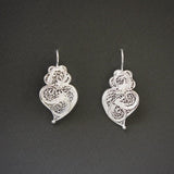 Coração de Viana I Filigree earrings - 3 cm