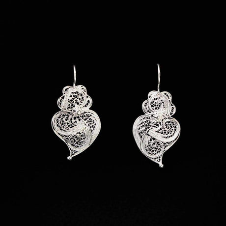 Coração de Viana I Filigree earrings - 3 cm