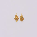 Boucles d'oreille Coeur de Viana en Argent doré 2,5 cm I Vente en ligne Coração de Viana I Boucles d'oreille en argent doré - 2,5cm