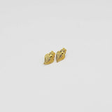 Coração de Viana I Boucles d'oreille en argent doré - 2cm