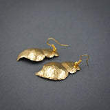 Heart of Viana I Brass earrings