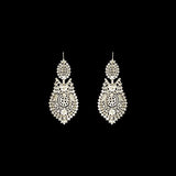 Brincos À Rainha I Silver Filigree Earrings - 2.6''