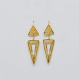 Boucles d'oreille en filigrane d'argent doré I Vente de bijoux argent Boucles d'oreille en argent doré