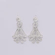Boucles d'oreille en filigrane d'argent doré I Vente de bijoux argent Boucles d'oreille en filigrane d'argent - 6.5cm