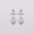 Boucles d'oreille en filigrane d'argent doré I Vente de bijoux argent Brincos À Princesa I Boucles d'oreille en argent - 9cm