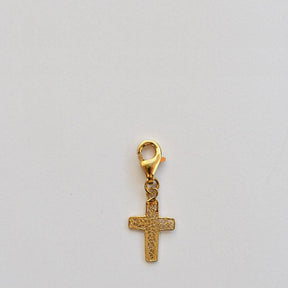 Boucles d'oreille en filigrane d'argent doré I Vente de bijoux argent Charm Cruz Dorée Alma & Coraçao