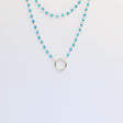 Boucles d'oreille en filigrane d'argent doré I Vente de bijoux argent Collier perles bleues Alma & Coraçao