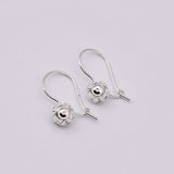 Boucles d'oreille en filigrane d'argent doré I Vente de bijoux argent #Conta de Viana I Boucles d'oreille en argent