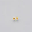 Boucles d'oreille en filigrane d'argent doré I Vente de bijoux argent #Conta de Viana I Boucles d'oreille en argent doré