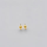 Boucles d'oreille en filigrane d'argent doré I Vente de bijoux argent #Conta de Viana I Boucles d'oreille en argent doré