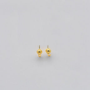 Boucles d'oreille en filigrane d'argent doré I Vente de bijoux argent #Conta de Viana I Boucles d'oreille en argent doré