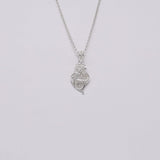 Boucles d'oreille en filigrane d'argent doré I Vente de bijoux argent #Coração de Viana I Pendentif en argent - 3cm