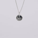 Boucles d'oreille en filigrane d'argent doré I Vente de bijoux argent #Nossa Senhora de Fátima I Pendentif en argent - 2cm