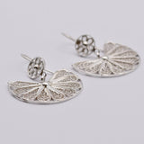 Boucles d'oreille en filigrane d'argent I Vente bijoux argent Alcance I Boucles d'oreille en argent