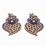 Heart of Viana I Blue Cork earrings