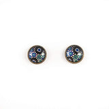 Azulejo I Metal and glass Earrings