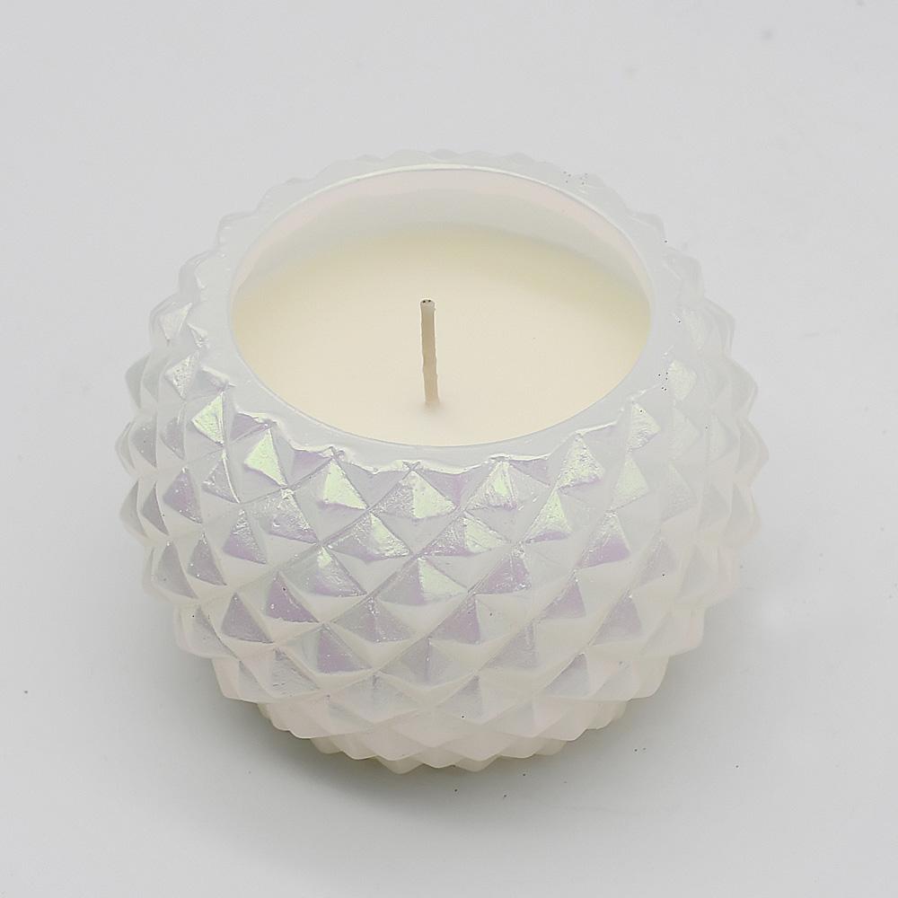 Bougie décorative Blanche en forme d'artichaut Bougie parfumée