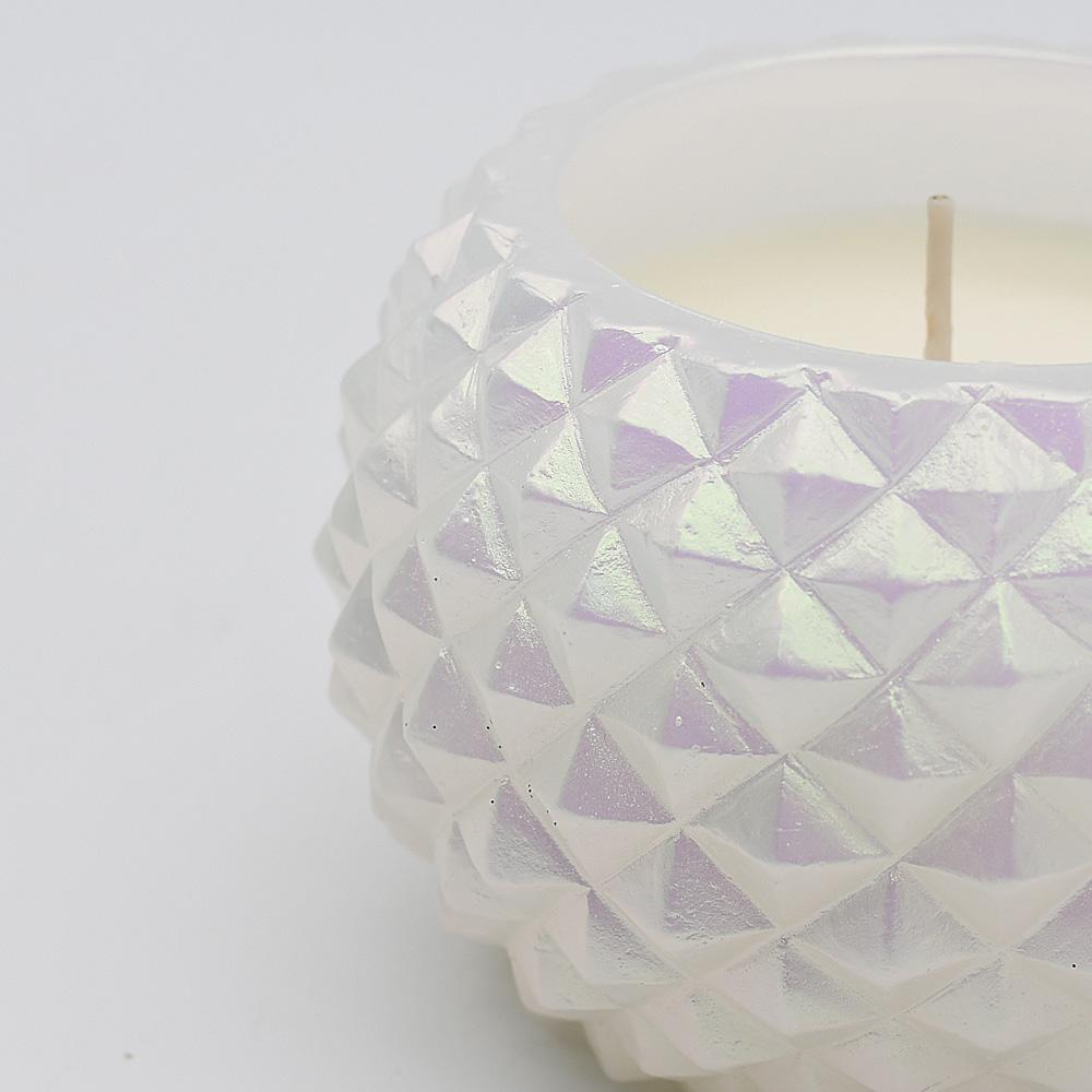 Bougie décorative Blanche en forme d'artichaut Bougie parfumée