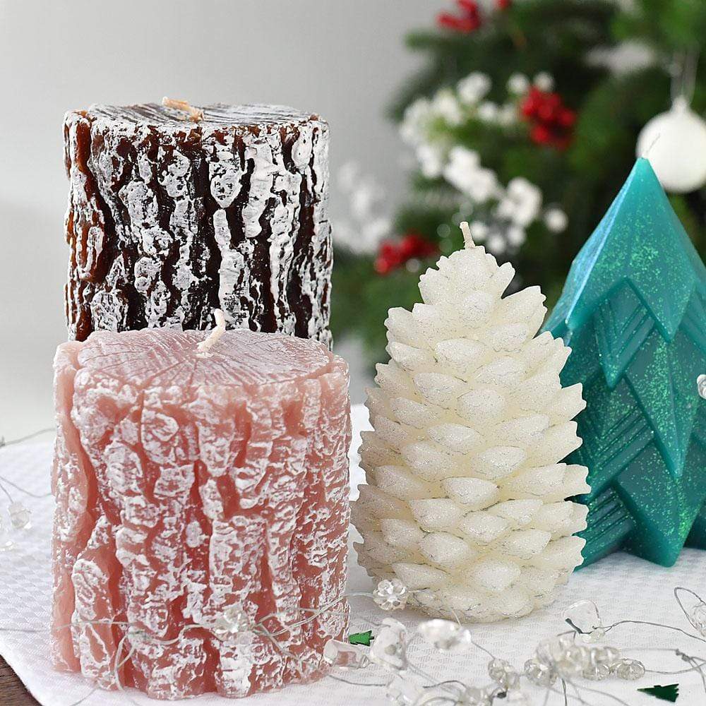 Bougie décorative en forme de bûche Bougie décorative "Tronco"