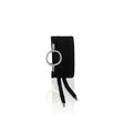 Bracelet attache charms en soie noire I Vente de bijoux argent Bracelet attache charms - Noir