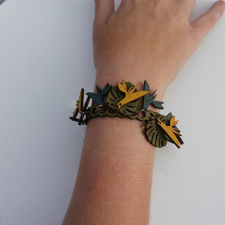 Cork braclet - "Tropic"