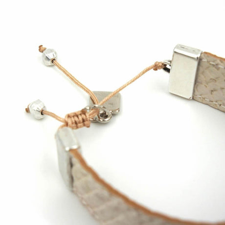 White cork bracelet