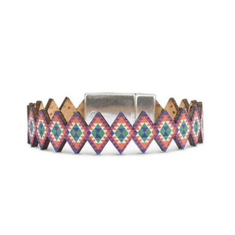 Cork bracelet - "Tribal"