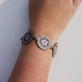 Flores I Blue Cork Bracelet
